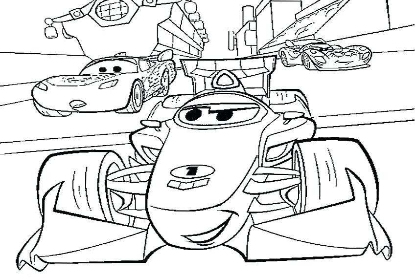 850x567 Cars 2 Coloring Pages Lightning Mcqueen
