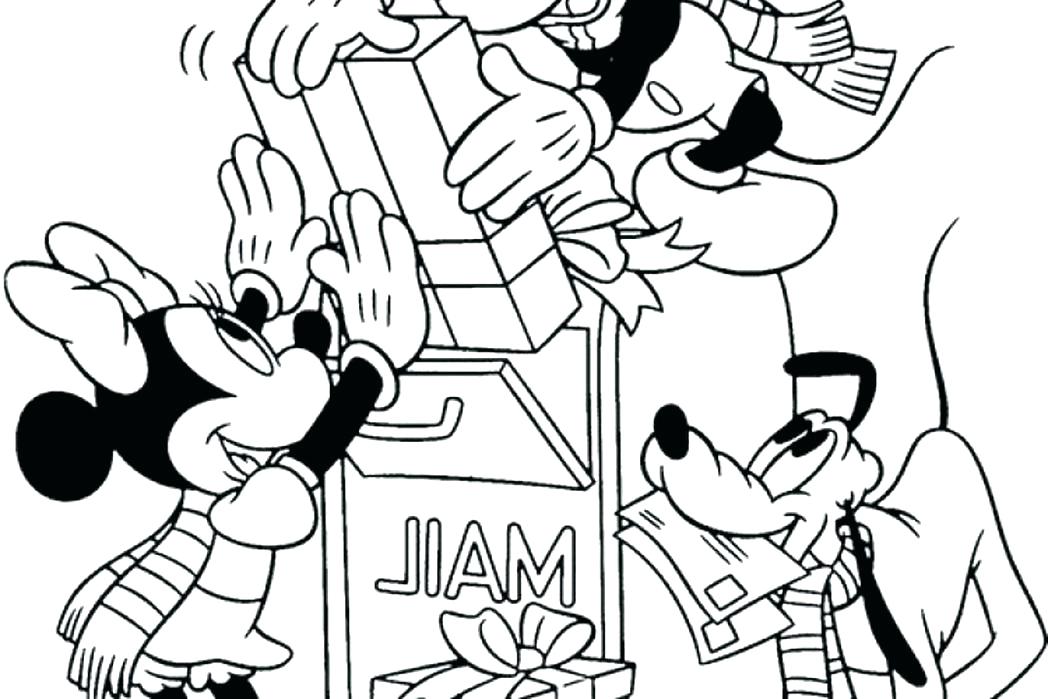 1048x699 Free Disney Christmas Coloring Pages Free Coloring Pages Printable