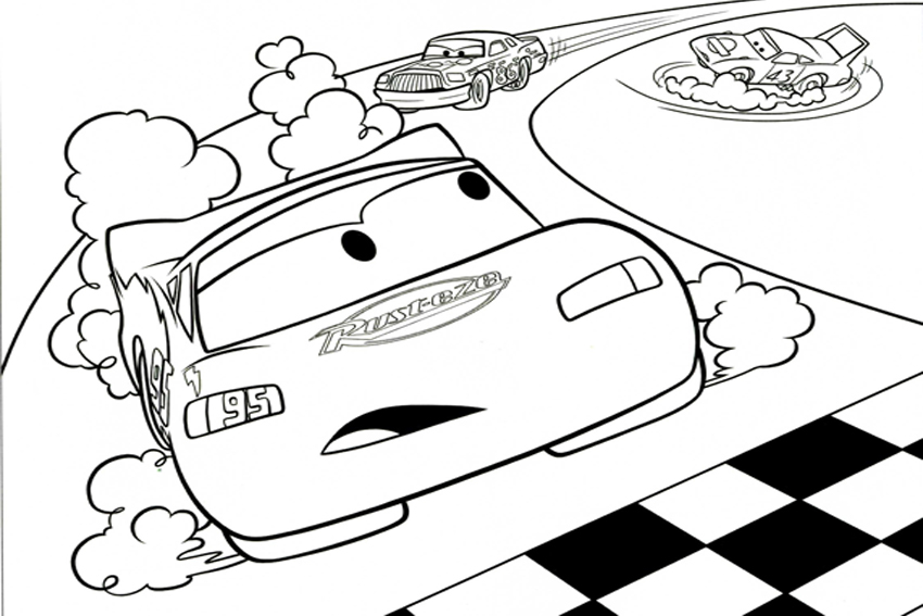 850x567 Cars Coloring Pages
