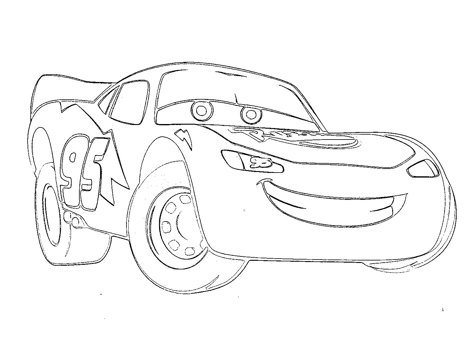 1500x1125 Printable Lightning Mcqueen Coloring Pages