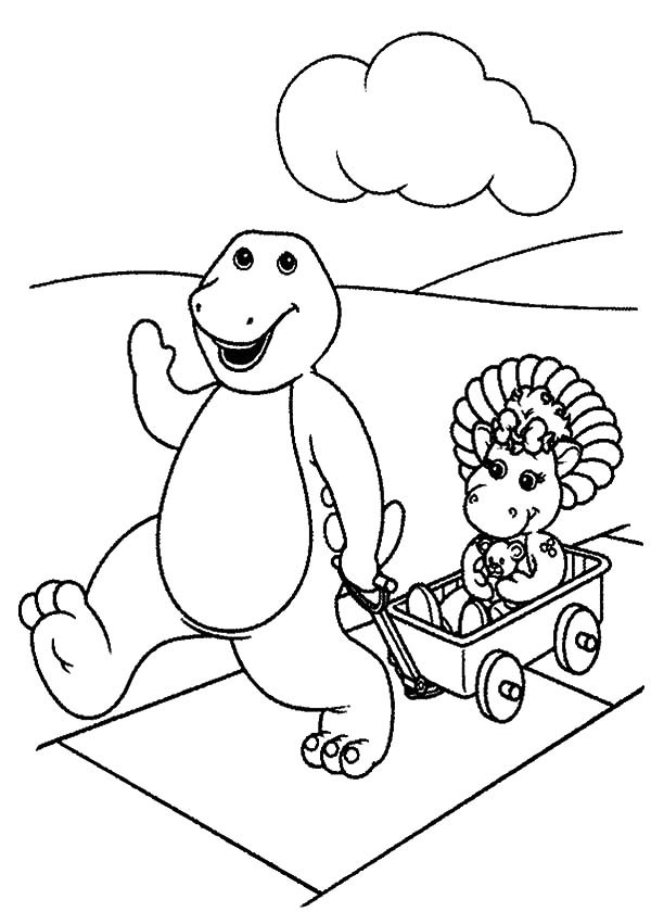 Cart Coloring Pages