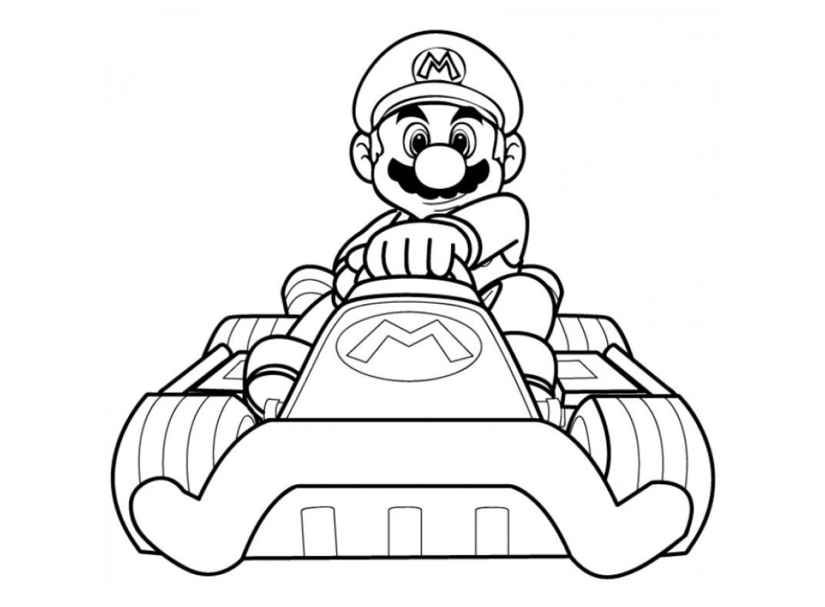 1608x1183 Mario Kart 5 Video Games Printable Coloring Pages Amazing Cart Acpra