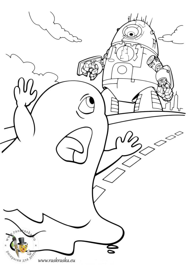 816x1123 Monsters Vs. Aliens Coloring Pages For Kids Coloring Kids