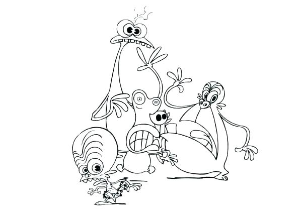 600x424 Alien Coloring Pages Alien Cute Alien Coloring Pages