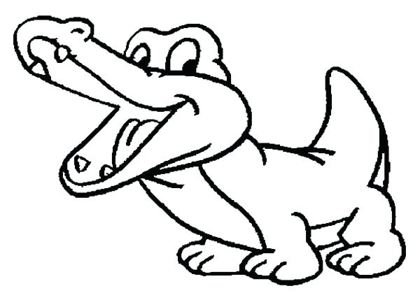 600x429 Coloring Page Alligator Alligator Color Page Gators Coloring Pages