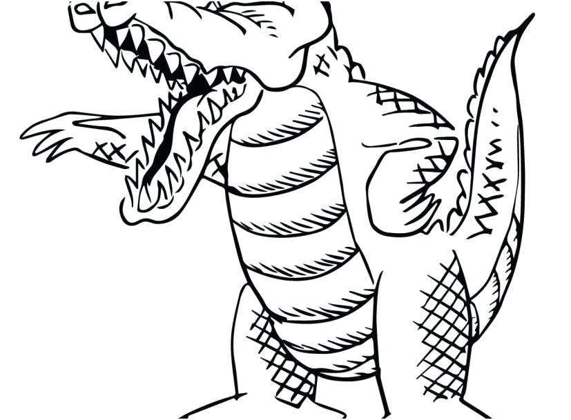 827x609 Coloring Page Alligator Alligator Coloring Pages Design Cartoon
