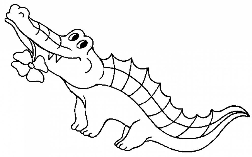1024x639 Free Printable Crocodile Coloring Pages For Kids Crocodile