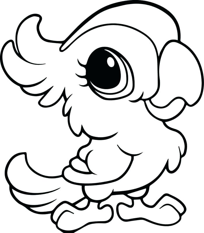 700x802 Cute Baby Animal Coloring Pages Also Baby Animals Coloring Pages