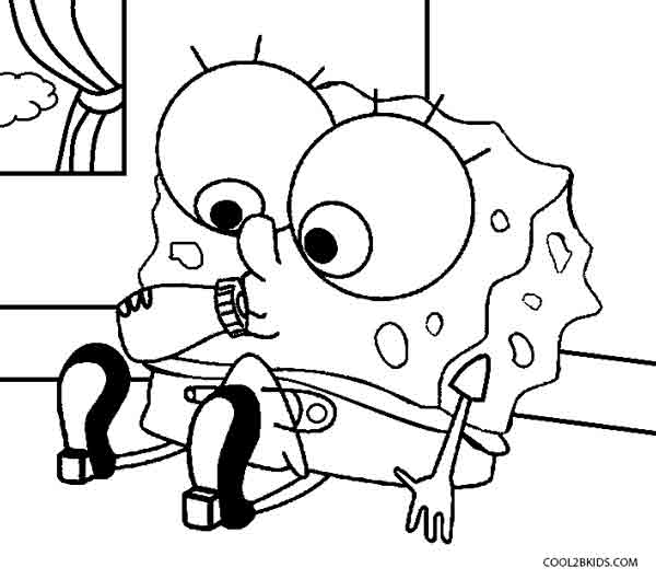 600x529 Printable Spongebob Coloring Pages For Kids Cool2bkids
