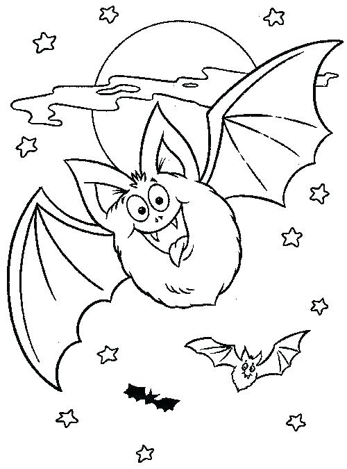 500x675 Bat Color Page Dangers Of Bats In Home Dangerous Creature Bat