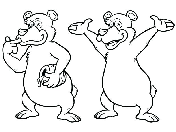 618x464 Bear Coloring Pages Preschool Bear Coloring Pages Preschool Cool