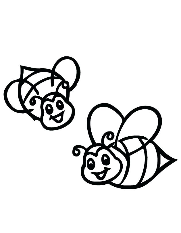 630x810 Related Cartoon Bee Coloring Pages Free Bumble And Printable