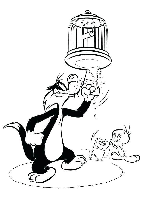 595x842 Tweety Bird Coloring Pages Bird Coloring Pages Baby Bird Coloring