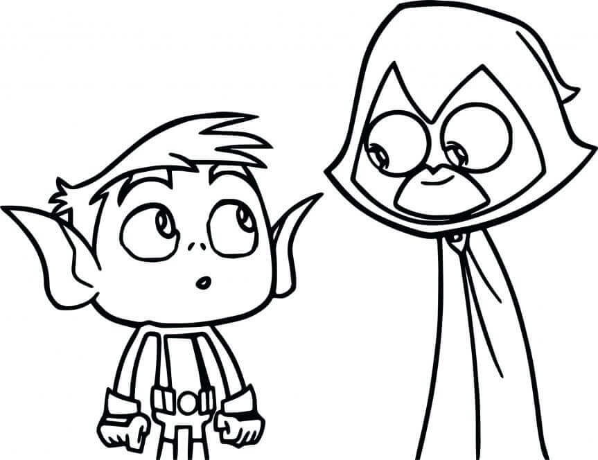 Cartoon Boy Coloring Pages