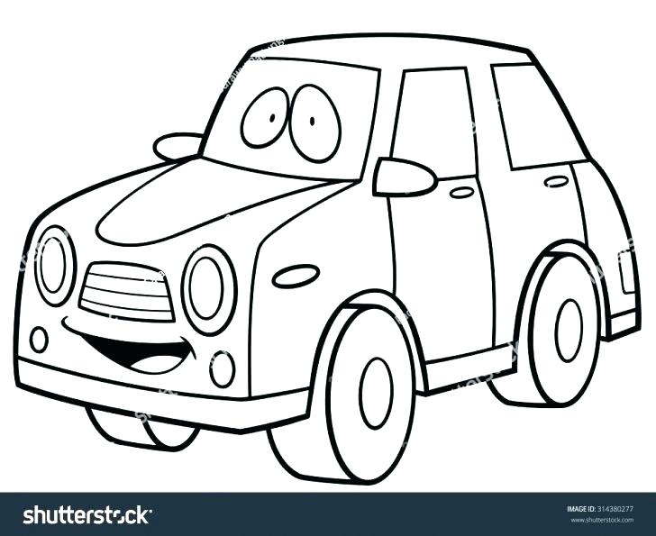 728x595 Cartoon Car Coloring Pages Stock Car Coloring Sheets Book Online