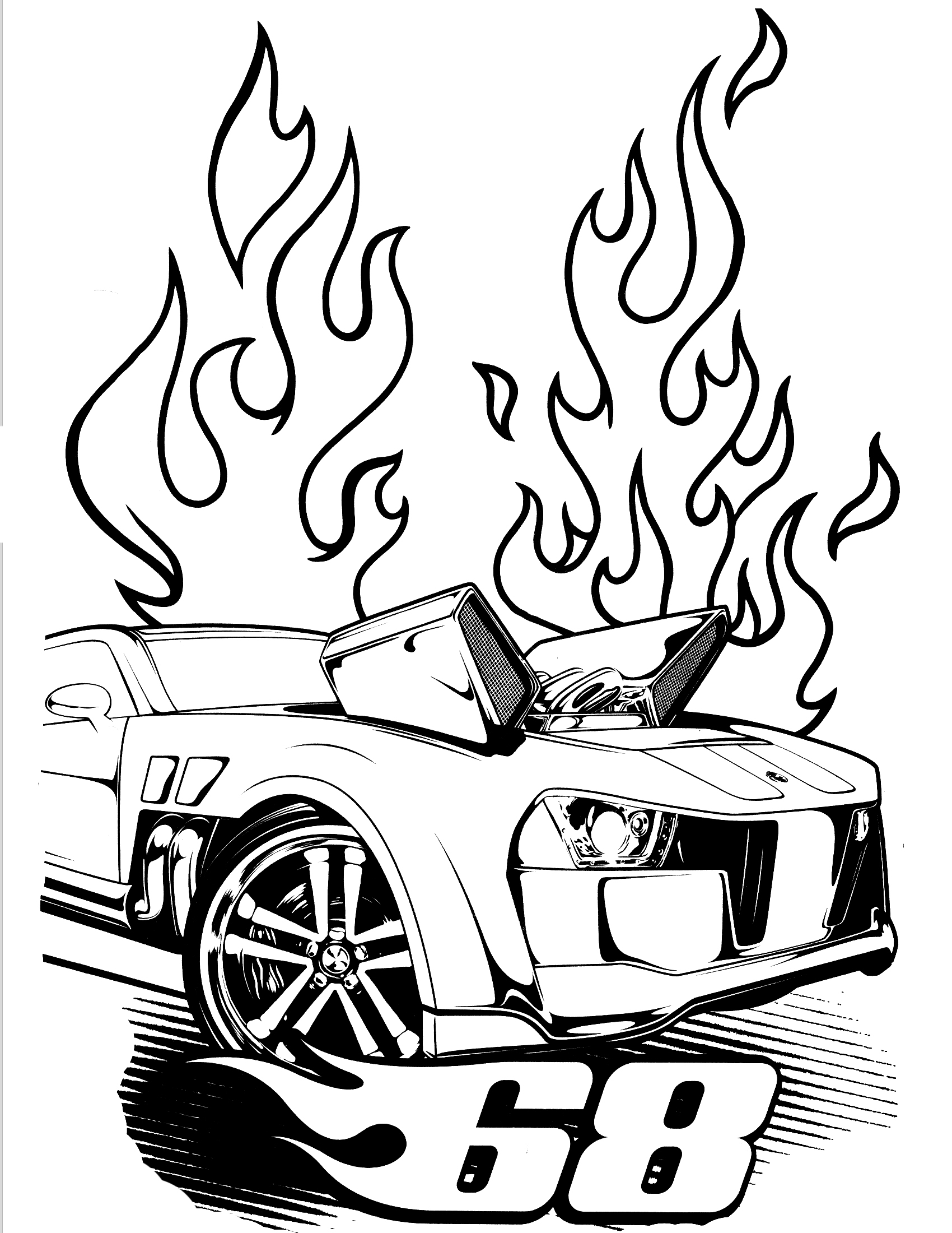1700x2200 Fresh Cartoon Car Coloring Pages Free Coloring Pages Download