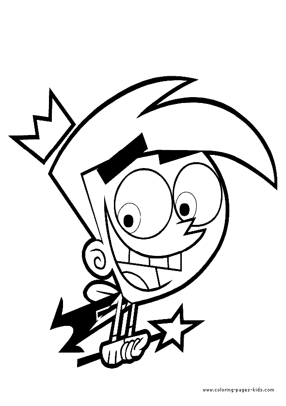 Cartoon Character Coloring Pages For Kids