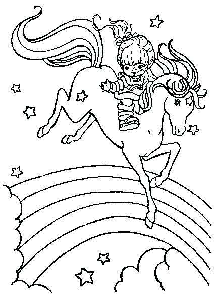 424x584 Rainbow Brite Coloring Pages Printable Rainbow Color Page Cartoon