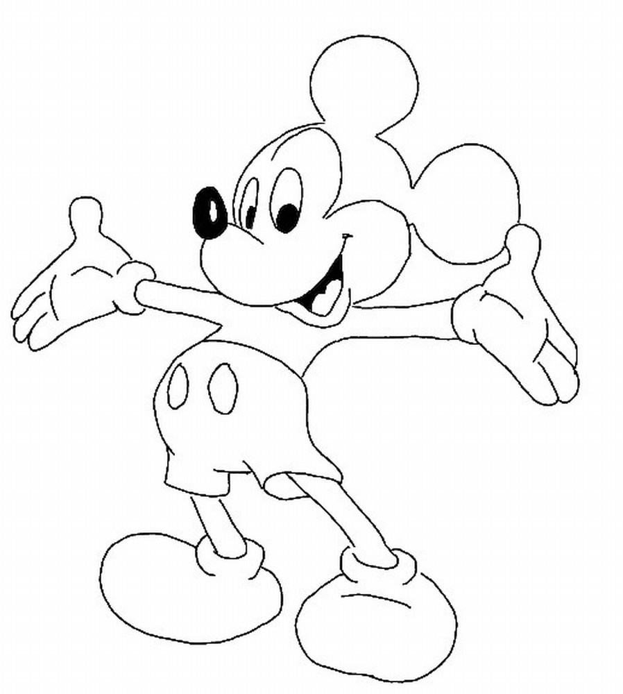 898x1000 Selected Cartoon Character Colouring Pages Fre