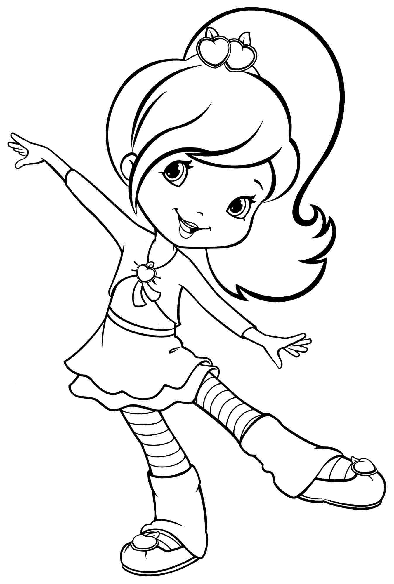 1349x2000 Cartoon Characters Coloring Pages Online Printable Learning