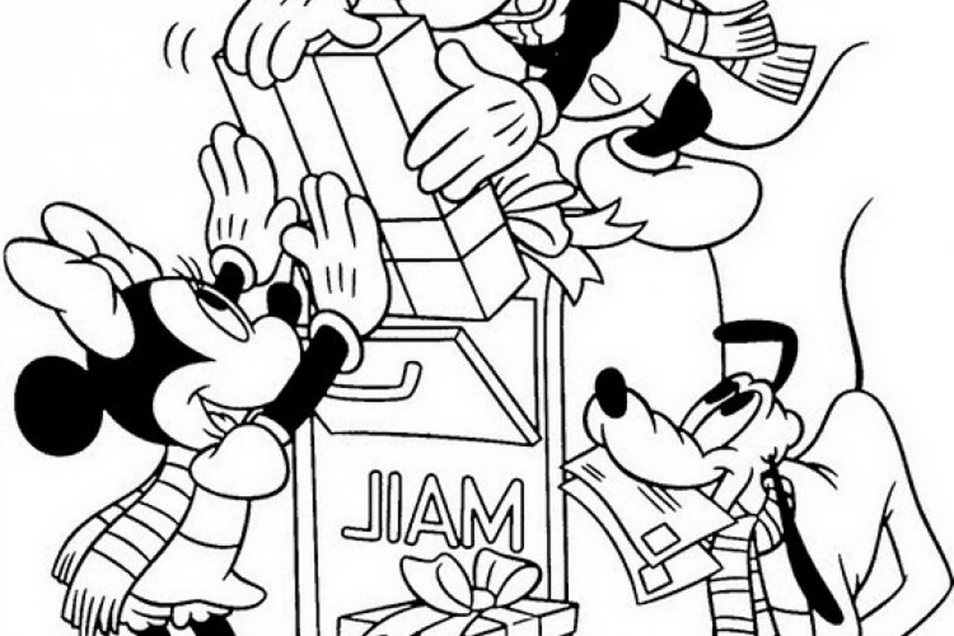 1048x699 Disney Cartoon Christmas Coloring Pages 476280 Coloring Pages