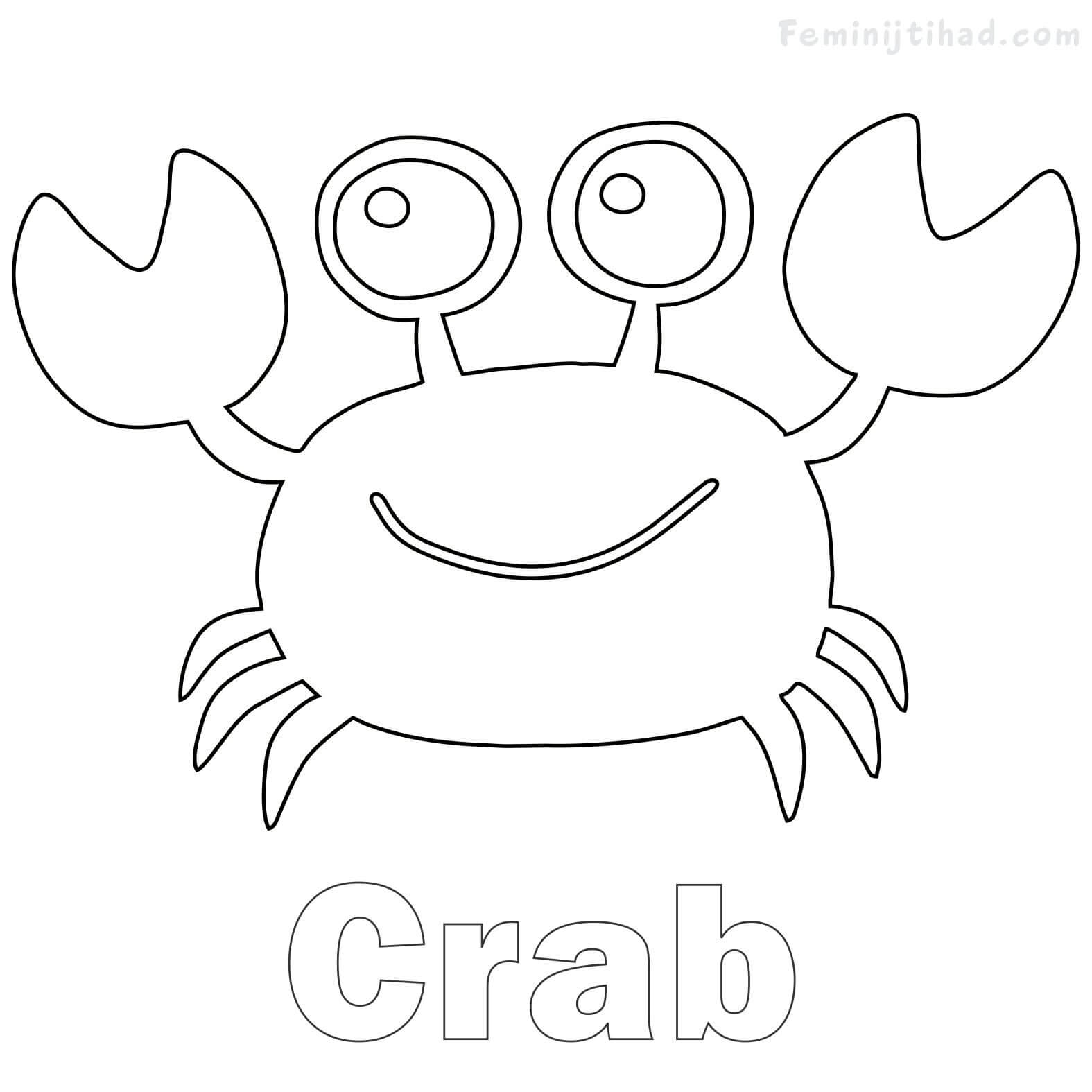 1575x1575 Crab Coloring Pages Printable Coloring Pages For Kids
