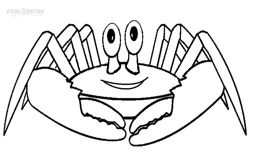 850x537 Top 79 Crab Coloring Pages