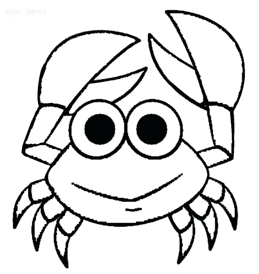 850x898 Crab Coloring Page Top Free Printable Crab Coloring Pages Online