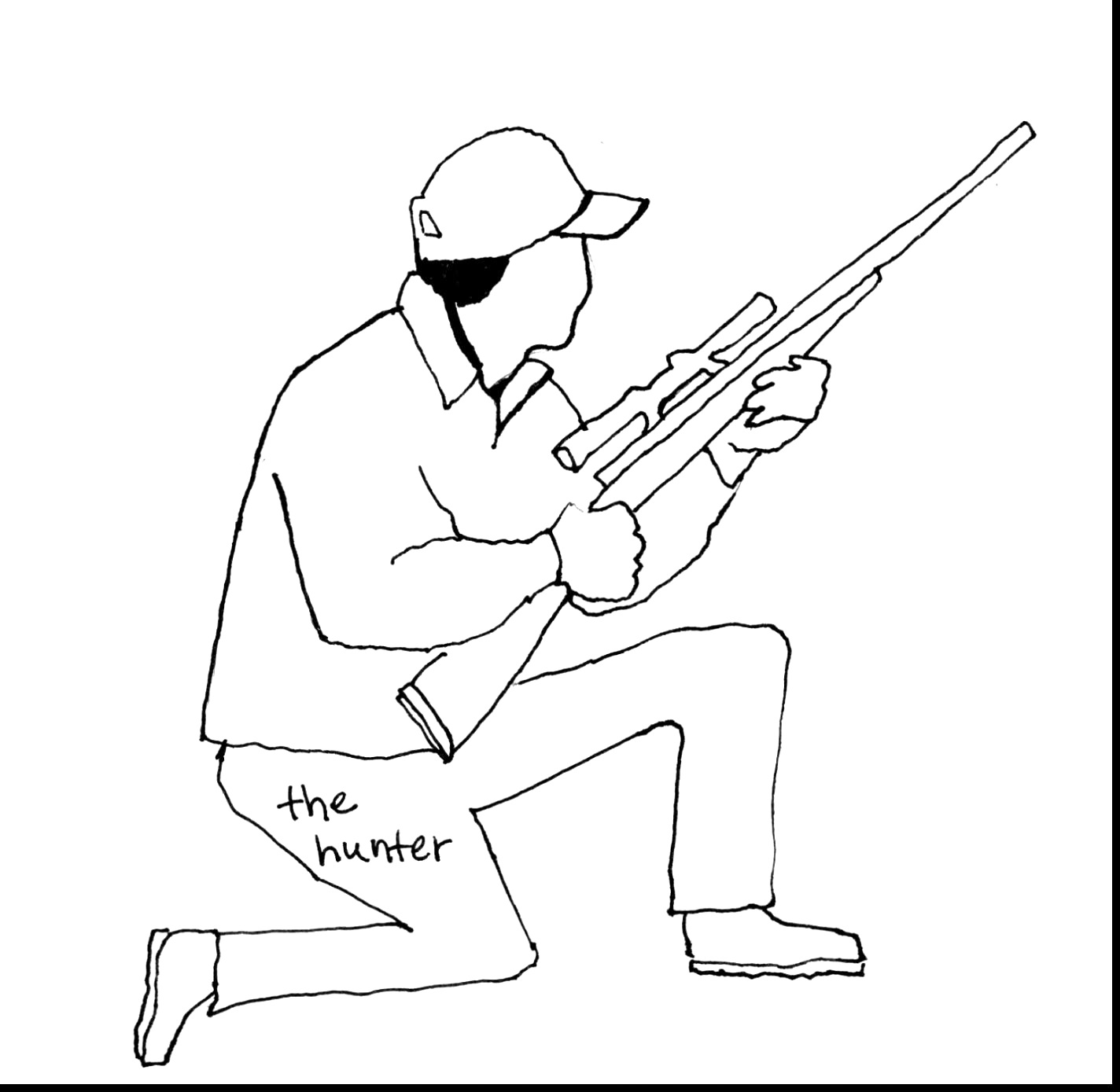 1424x1389 Outstanding Deer Hunting Coloring Pages With Page And Antler