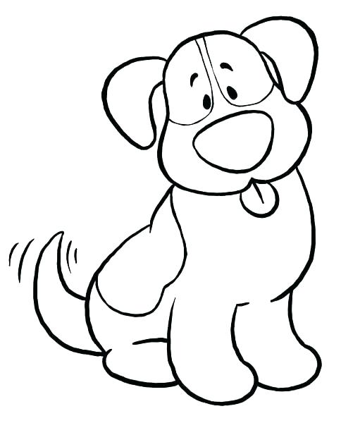484x600 Cartoon Dog Coloring Pages 6