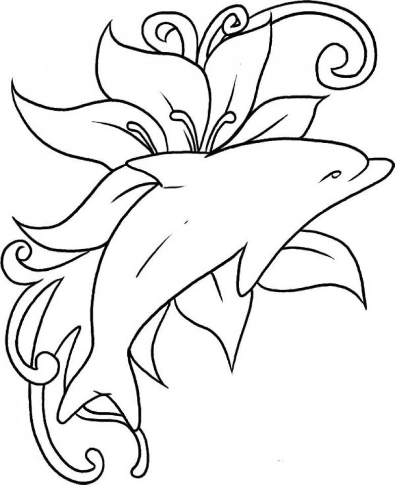 782x960 Printable Dolphin Coloring Pages Cartoon Coloring Pages Dolphin