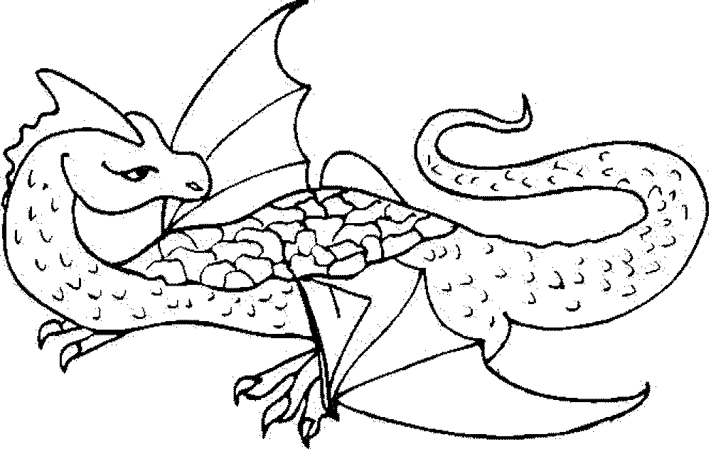 1000x632 Color The Dragon Coloring Pages In Websites