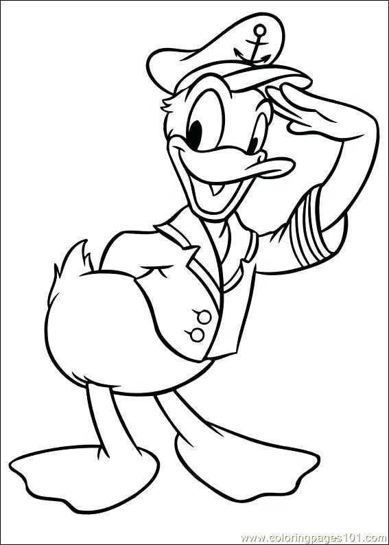 567x794 Donald Duck Coloring Pages Duck Para Oh Donald Duck Cartoon