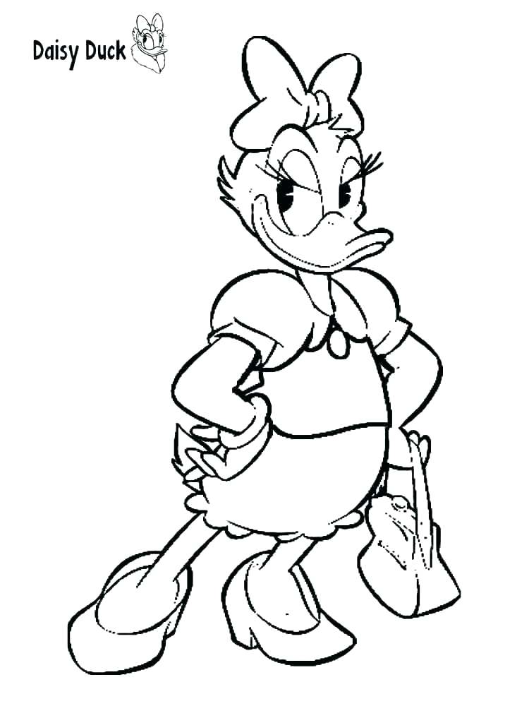 750x1000 Cartoon Coloring Page Duck Coloring Page Beautiful Daisy Duck Ring