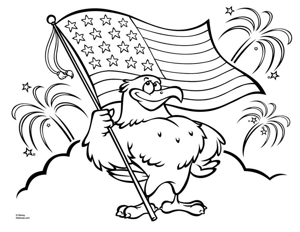 1048x810 Bald Eagle Coloring Page Cartoon Free Printable Pages Inside