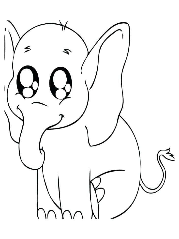 728x971 Baby Elephant Coloring Pages Cute Baby Elephant Coloring Pages