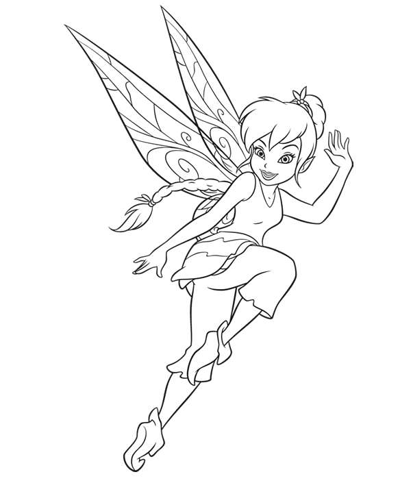 600x705 Free Coloring Pages Fairies