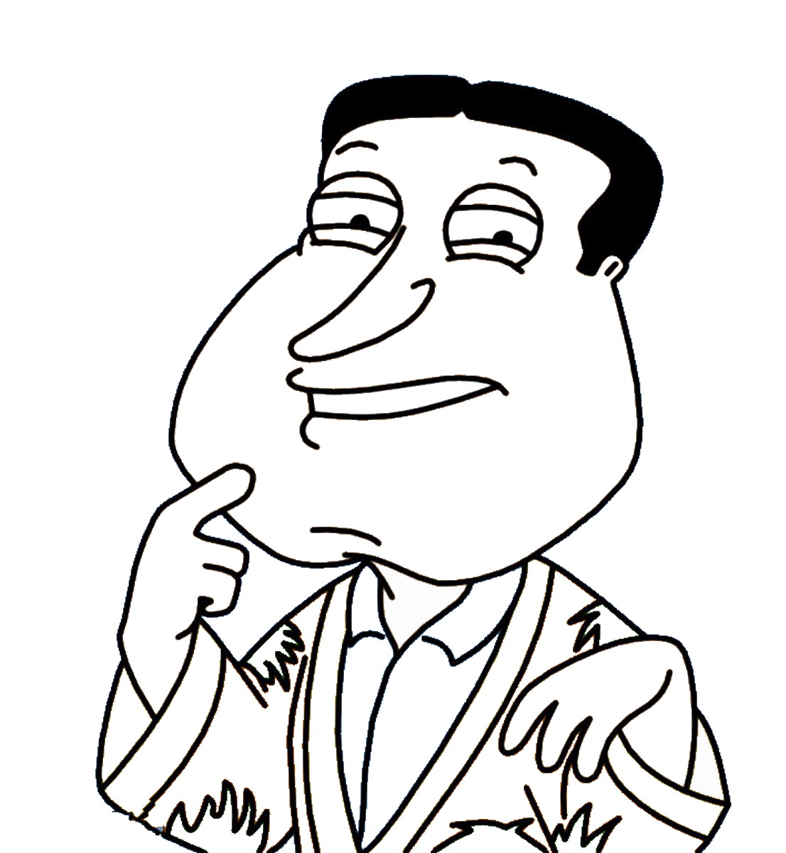 1106x1200 Family Guy Coloring Pages