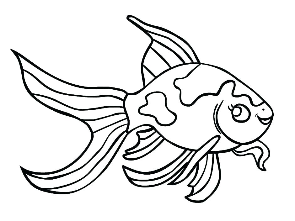 940x705 Cartoon Fish Coloring Pages Cartoon Fish Coloring Pages Awesome