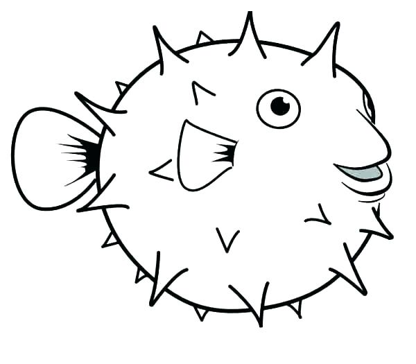 600x525 Cartoon Fish Coloring Pages Fish Coloring Pages To Print Cartoon