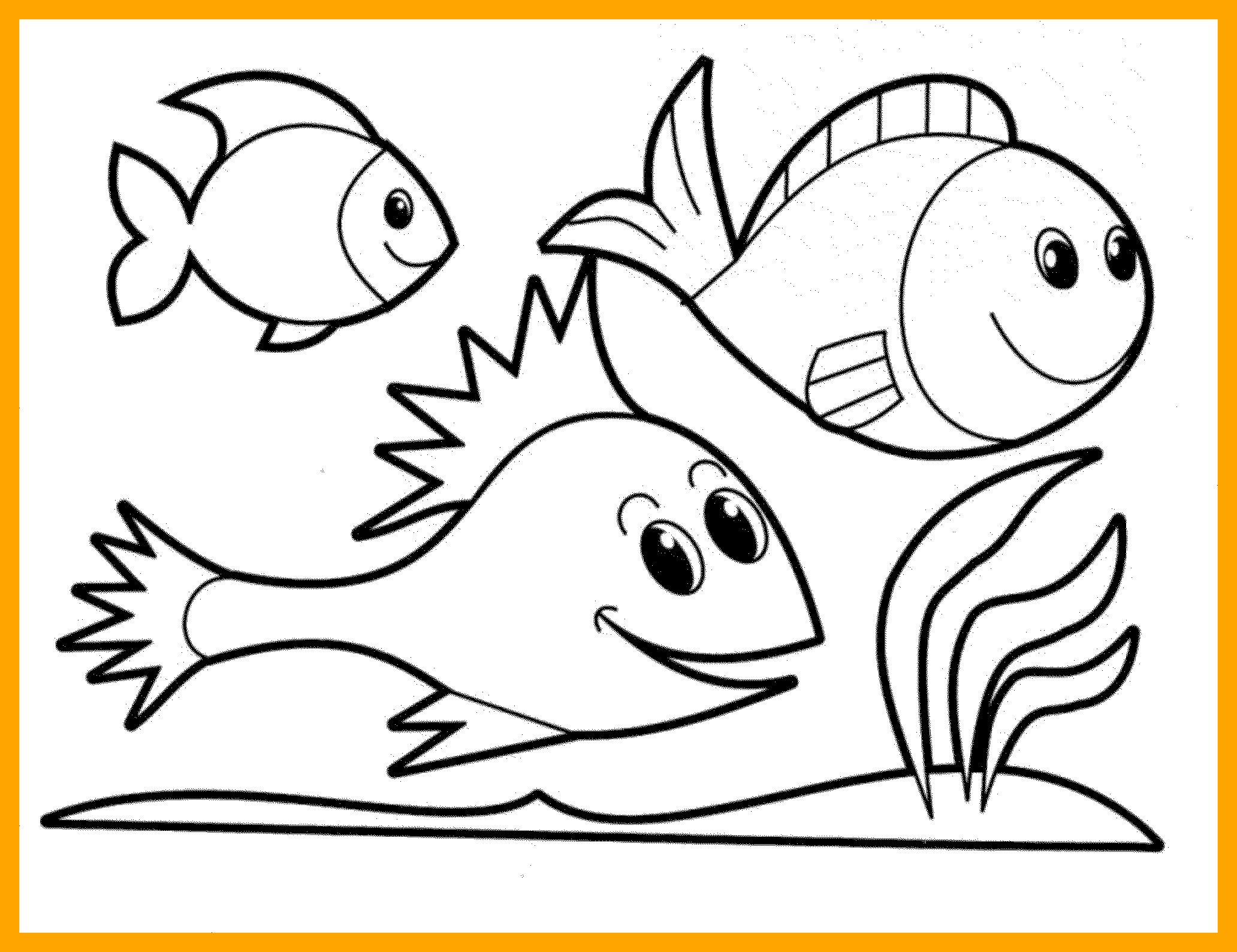 2064x1588 Inspiring New Cartoon Fish Coloring Pages Gallery Printable Sheet