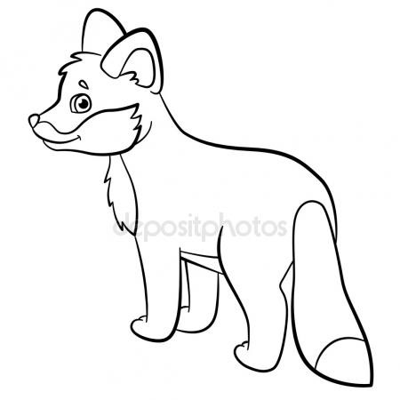 450x450 Cute Fox Coloring Pages Free Coloring Pages