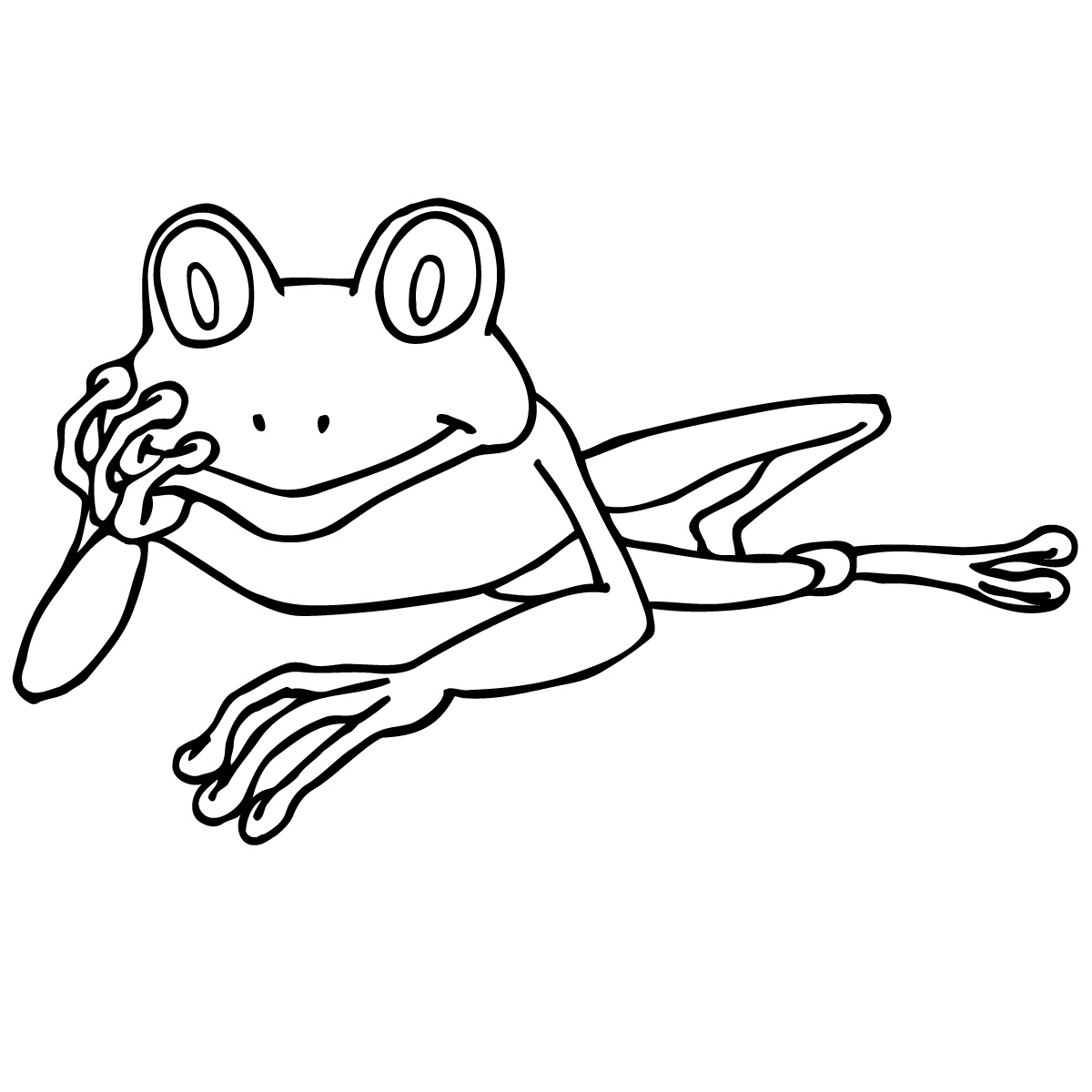 1200x1200 Cartoon Frog Coloring Pages Page Image Clipart Images