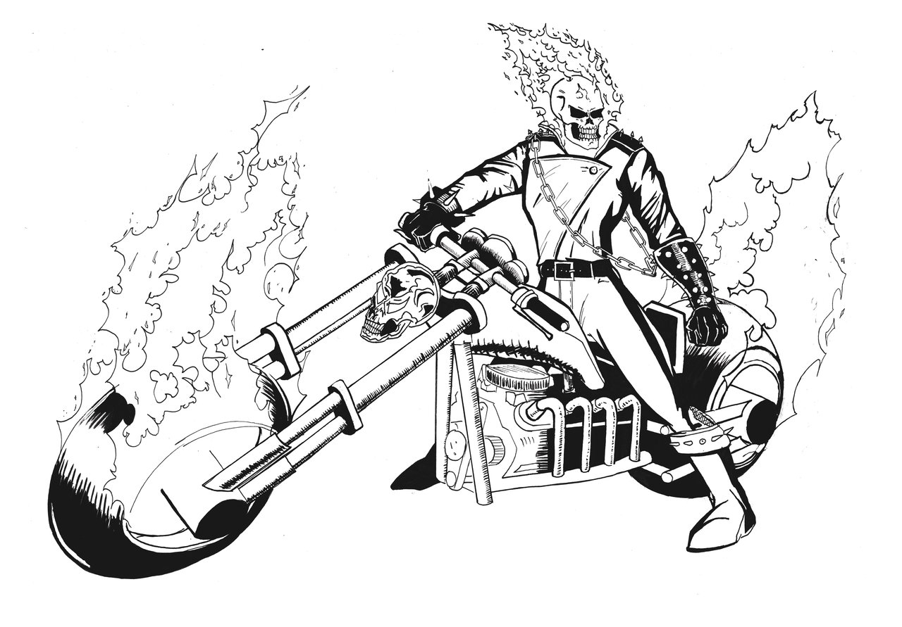 1280x891 Cool Ghost Coloring Page Auto Market