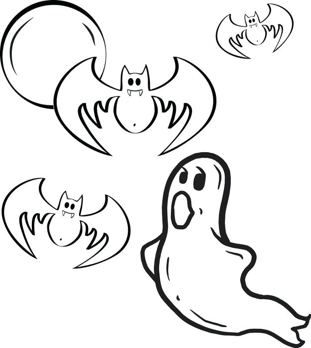 625x700 Ghost Halloween Coloring Pages Printable Ghost Coloring Pages