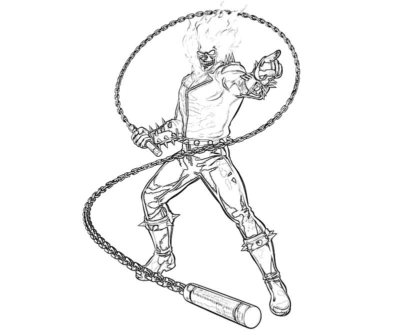 800x667 Ghost Rider Coloring Pages
