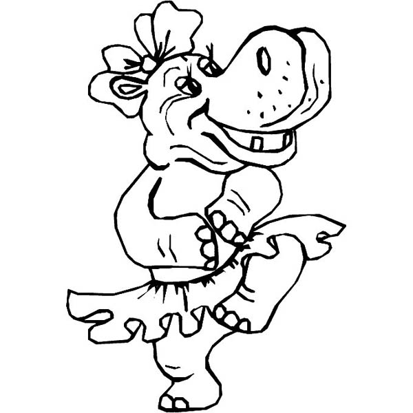 600x600 Hippo Coloring Pages 360coloringpages