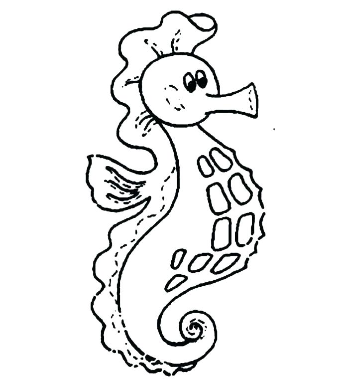 687x770 Cartoon Horse Coloring Pages
