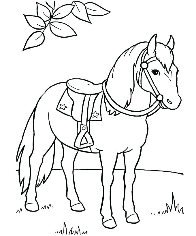 680x822 Horse Coloring Pages For Kids With Free Horse Coloring Pages Horse