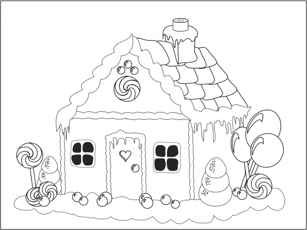 1024x769 Free Printable House Coloring Pages For Kids